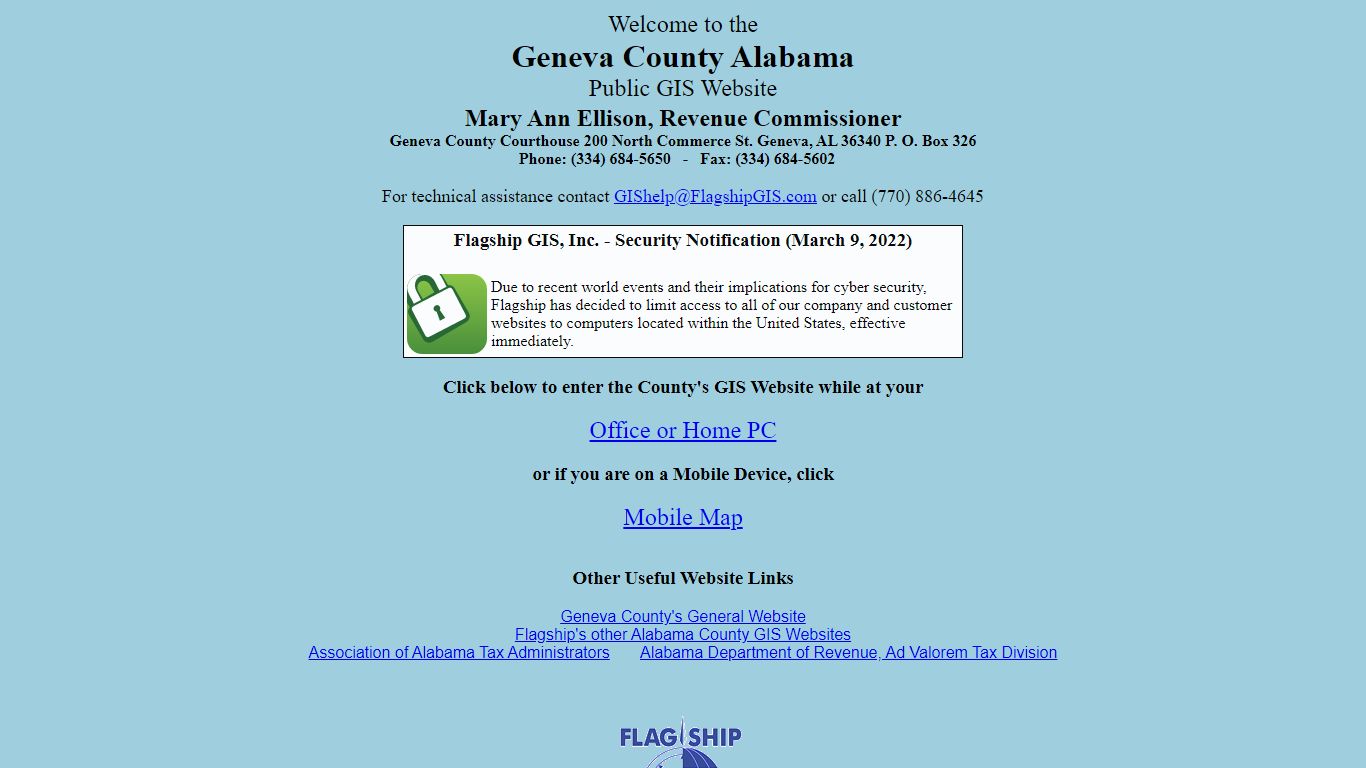 Geneva Public GIS Index - Alabama GIS